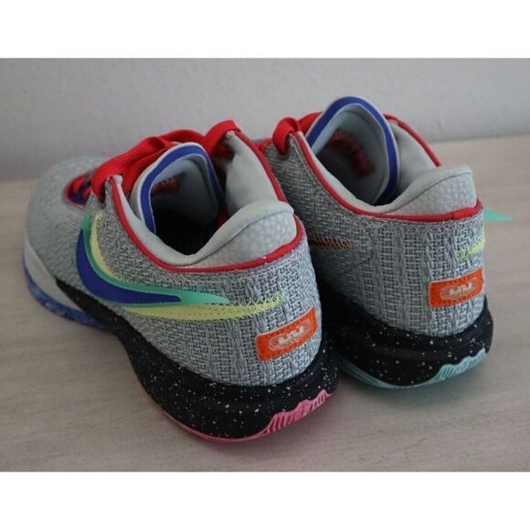 Nike DJ5423-002 Men's 5.5 Women's 7 Gray Multi LeBron 20 “Nike Lifer” Shoes - Picture 2 of 12